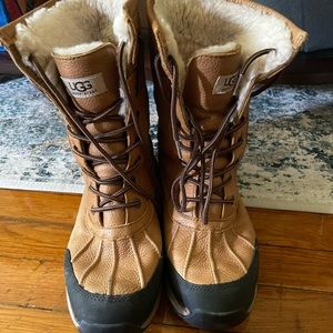 adirondack tall chesnut waterproof uggs